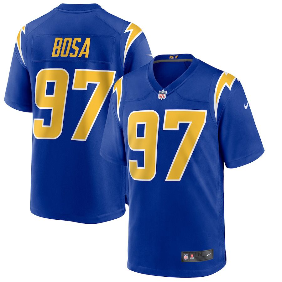 Men Los Angeles Chargers 97 Joey Bosa Nike Royal 2nd Alternate Game NFL Jersey